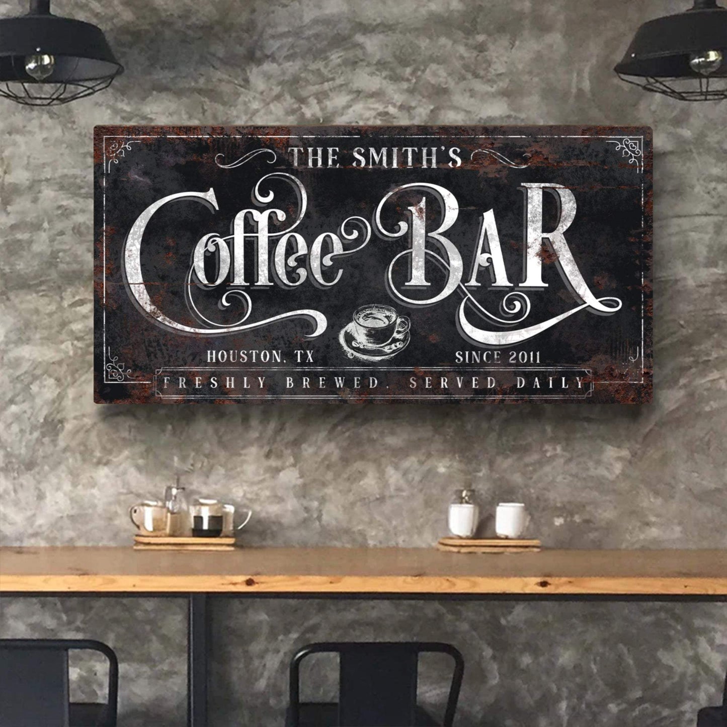 Coffee Bar Sign XI - Tailored Canvases - Flyclothing LLC