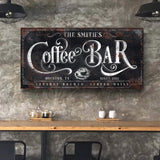 Coffee Bar Sign XI - Tailored Canvases - Flyclothing LLC