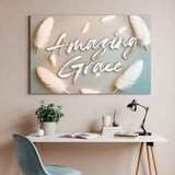 Amazing Grace Faith Wall Sign - Tailored Canvases - Flyclothing LLC