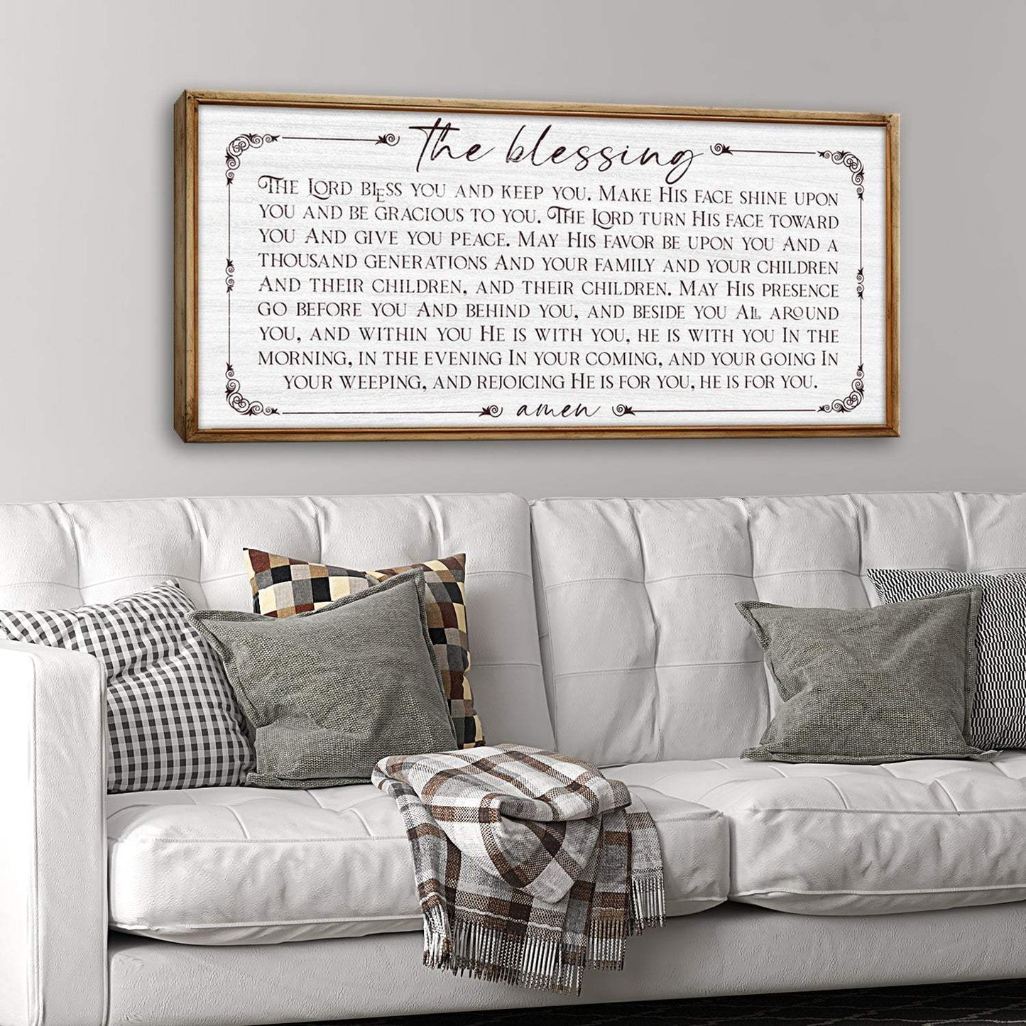 The Blessing Faith Sign - Tailored Canvases - Flyclothing LLC