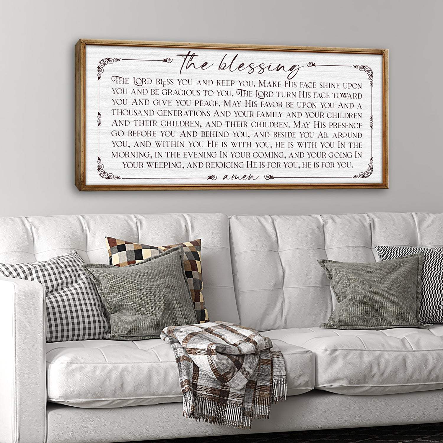 The Blessing Faith Sign - Tailored Canvases - Flyclothing LLC