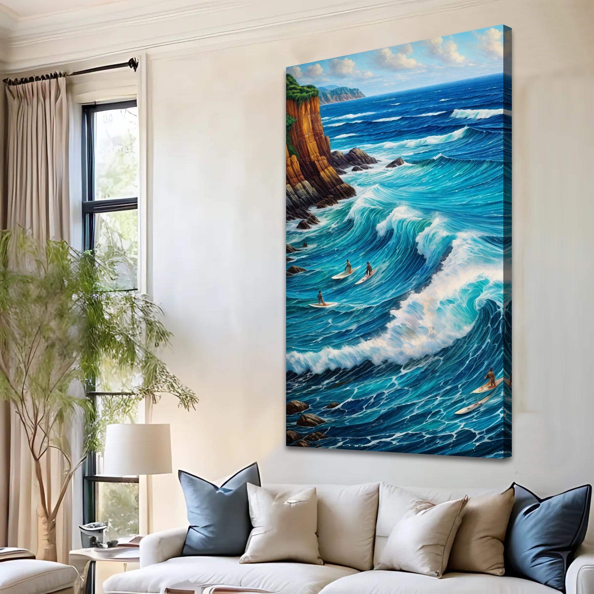 Beach Days Wall Art XX - Tailored Canvases - Flyclothing LLC