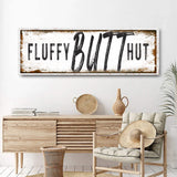 Fluffy Butt Hut Chicken Coop Sign - Tailored Canvases - Flyclothing LLC