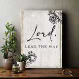 Lord Lead The Way Faith Sign - Tailored Canvases - Flyclothing LLC