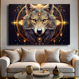 Wolf Head Wall Art - Tailored Canvases - Flyclothing LLC