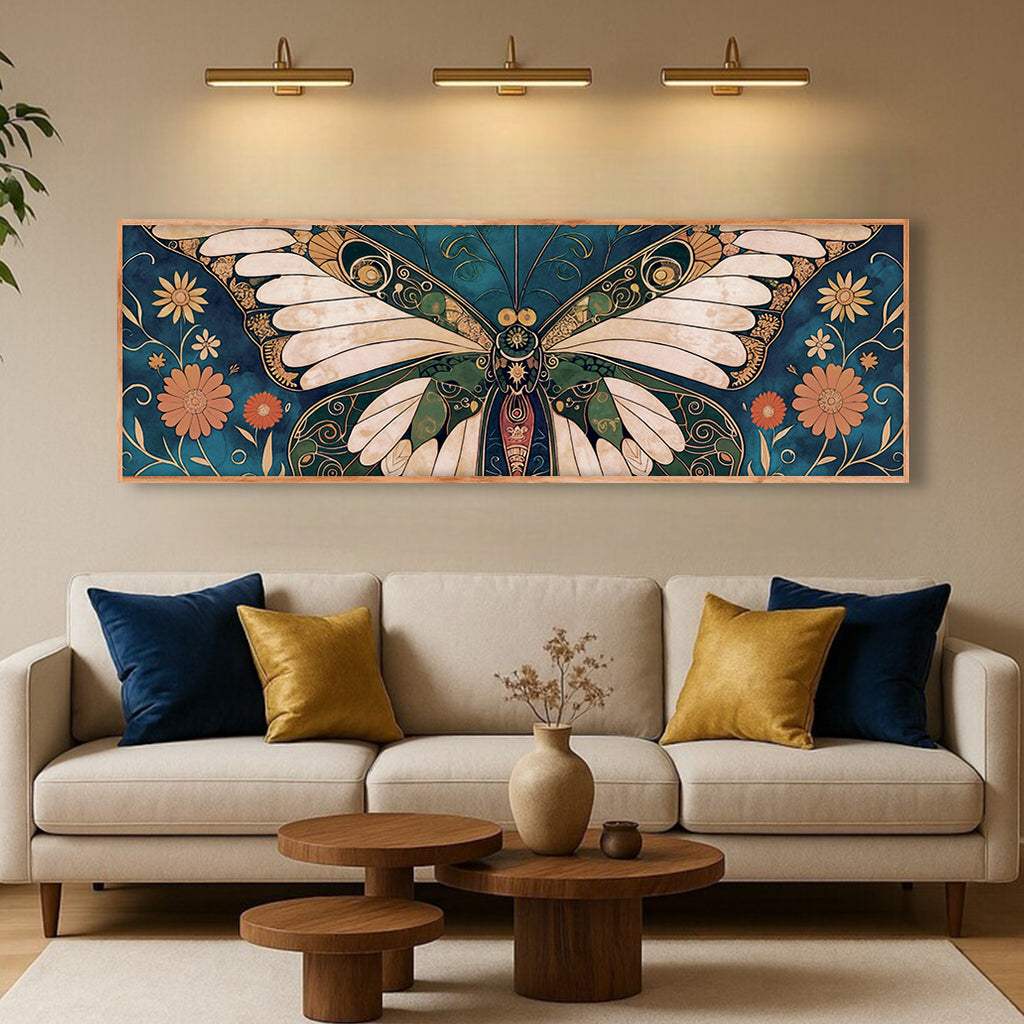 Abstract Vintage Butterfly Wall Art - Tailored Canvases - Flyclothing LLC