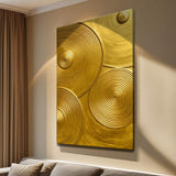 Gold Symphony Wall Art - Tailored Canvases - Flyclothing LLC