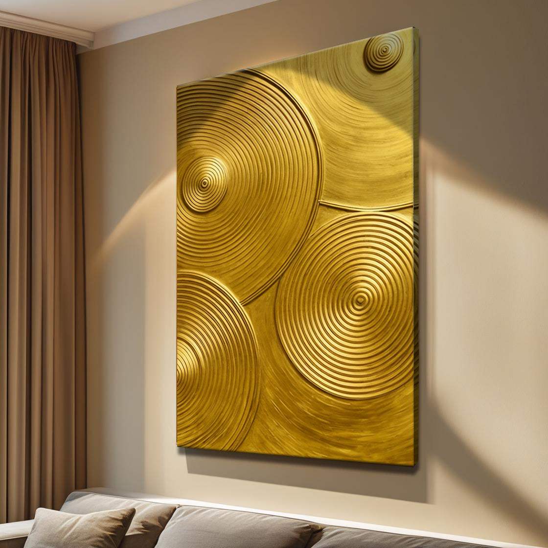 Gold Symphony Wall Art - Tailored Canvases - Flyclothing LLC