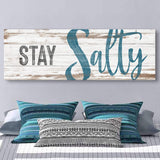 Stay Salty Coastal Sign VIII - Tailored Canvases - Flyclothing LLC