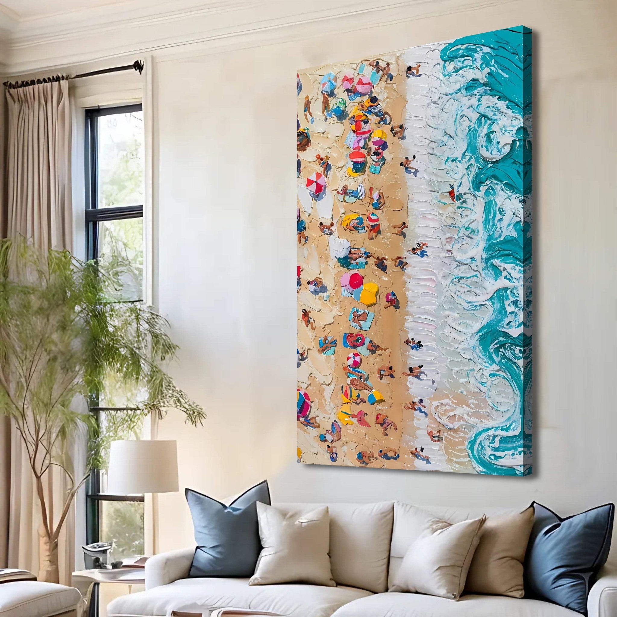 Beach Days Wall Art VII - Tailored Canvases - Flyclothing LLC