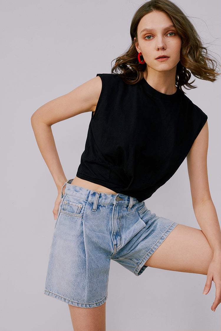 The Pleated Fun Short HJ117 - Hey Joanie - Flyclothing LLC