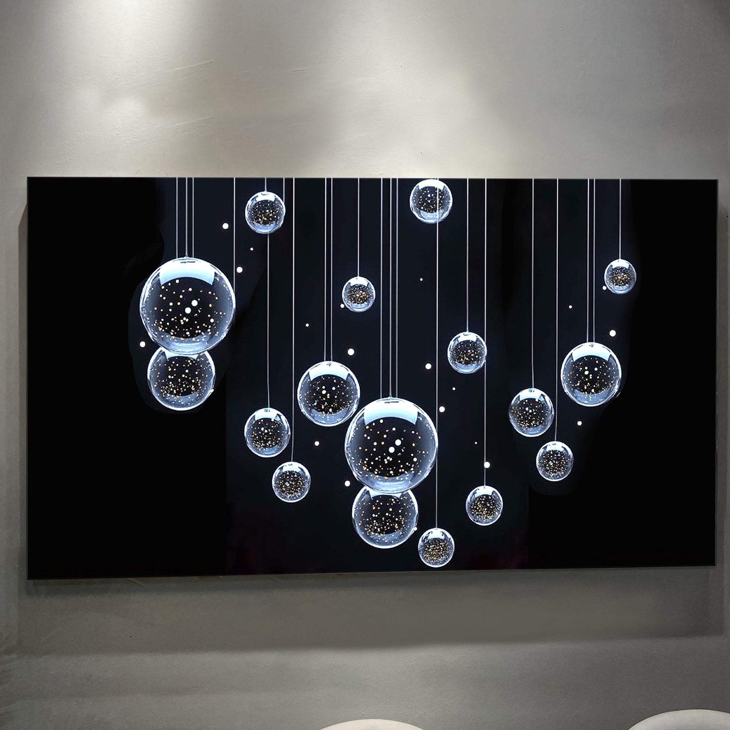 Modern Abstract Bubbles Wall Art - Tailored Canvases - Flyclothing LLC