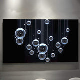 Modern Abstract Bubbles Wall Art - Tailored Canvases - Flyclothing LLC