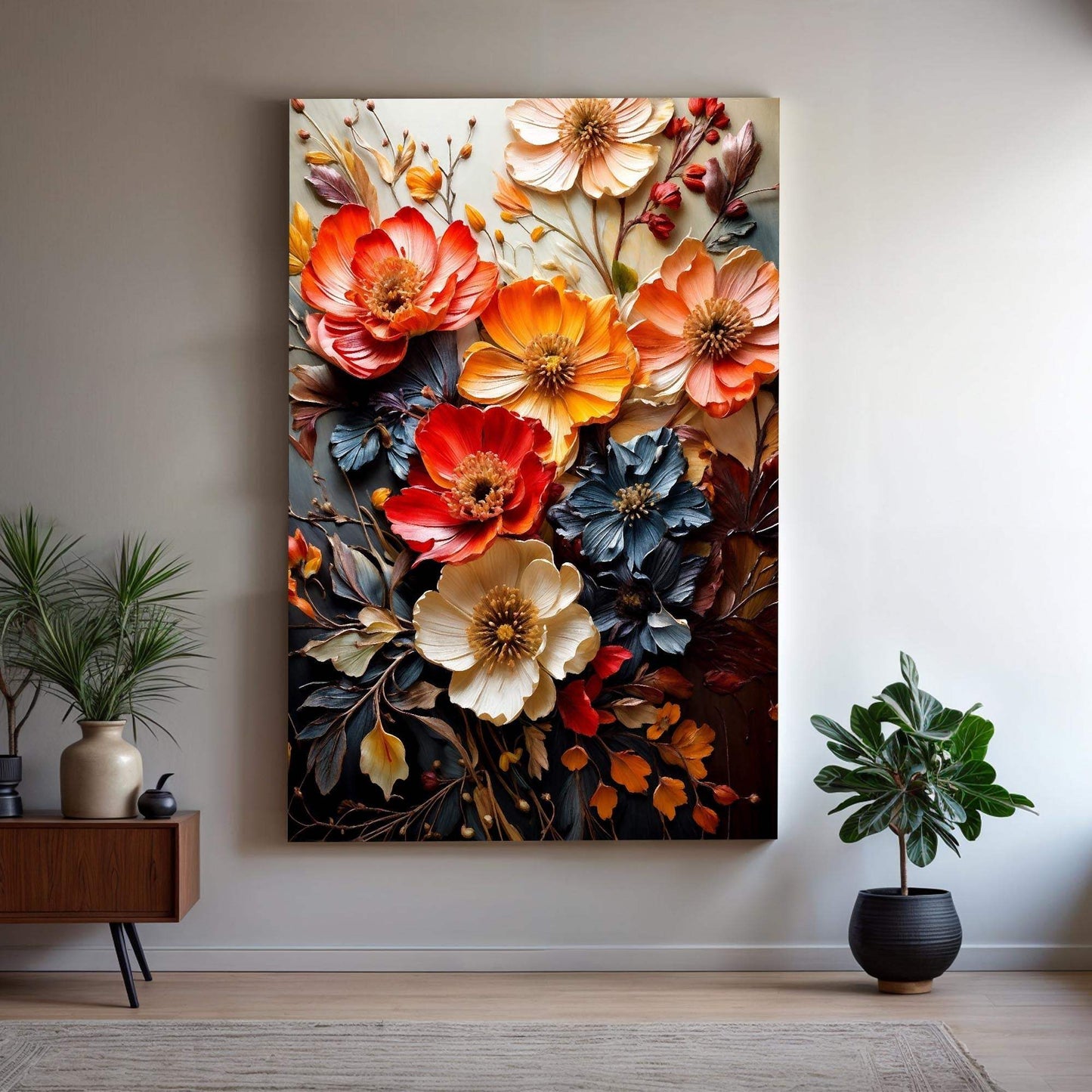 Blooming Garden Rhapsody Wall Art - Tailored Canvases - Flyclothing LLC