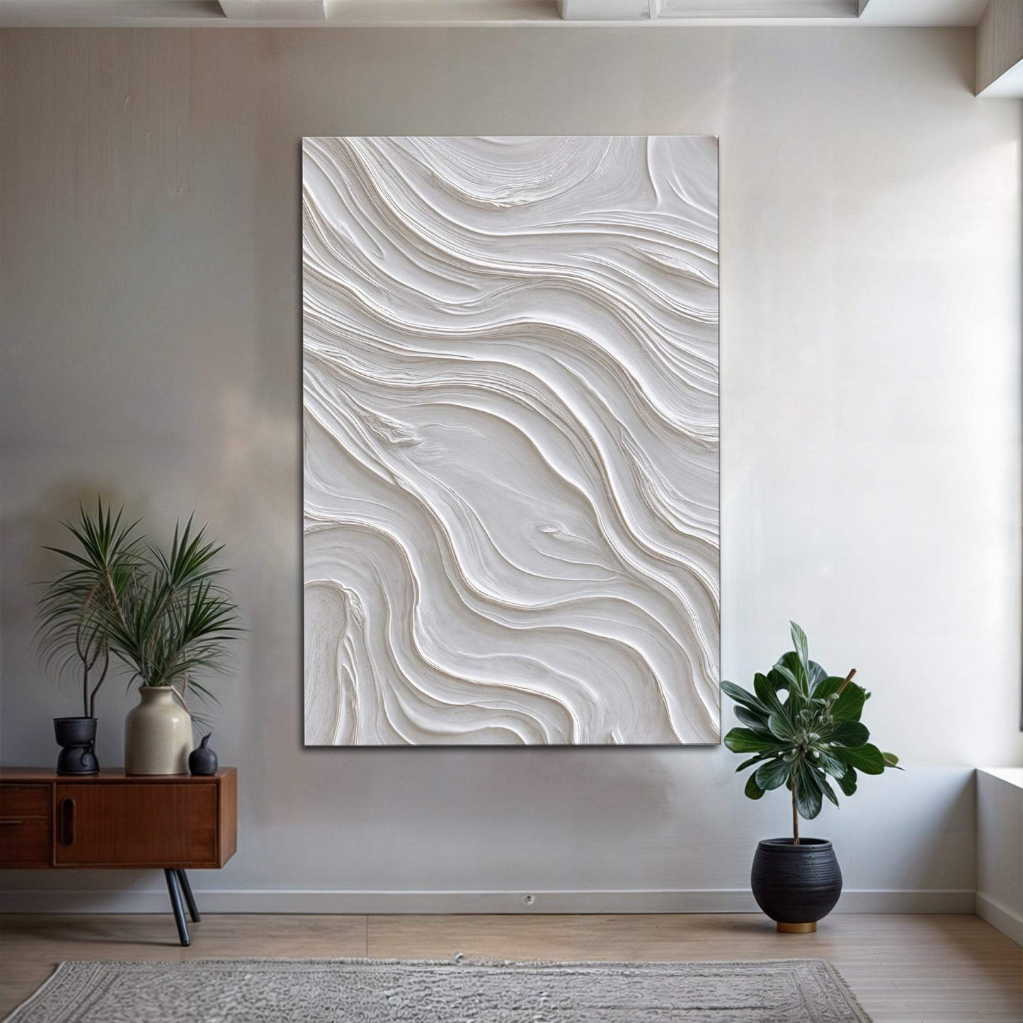 Minimalist Ocean Wave Wall Art - Tailored Canvases - Flyclothing LLC