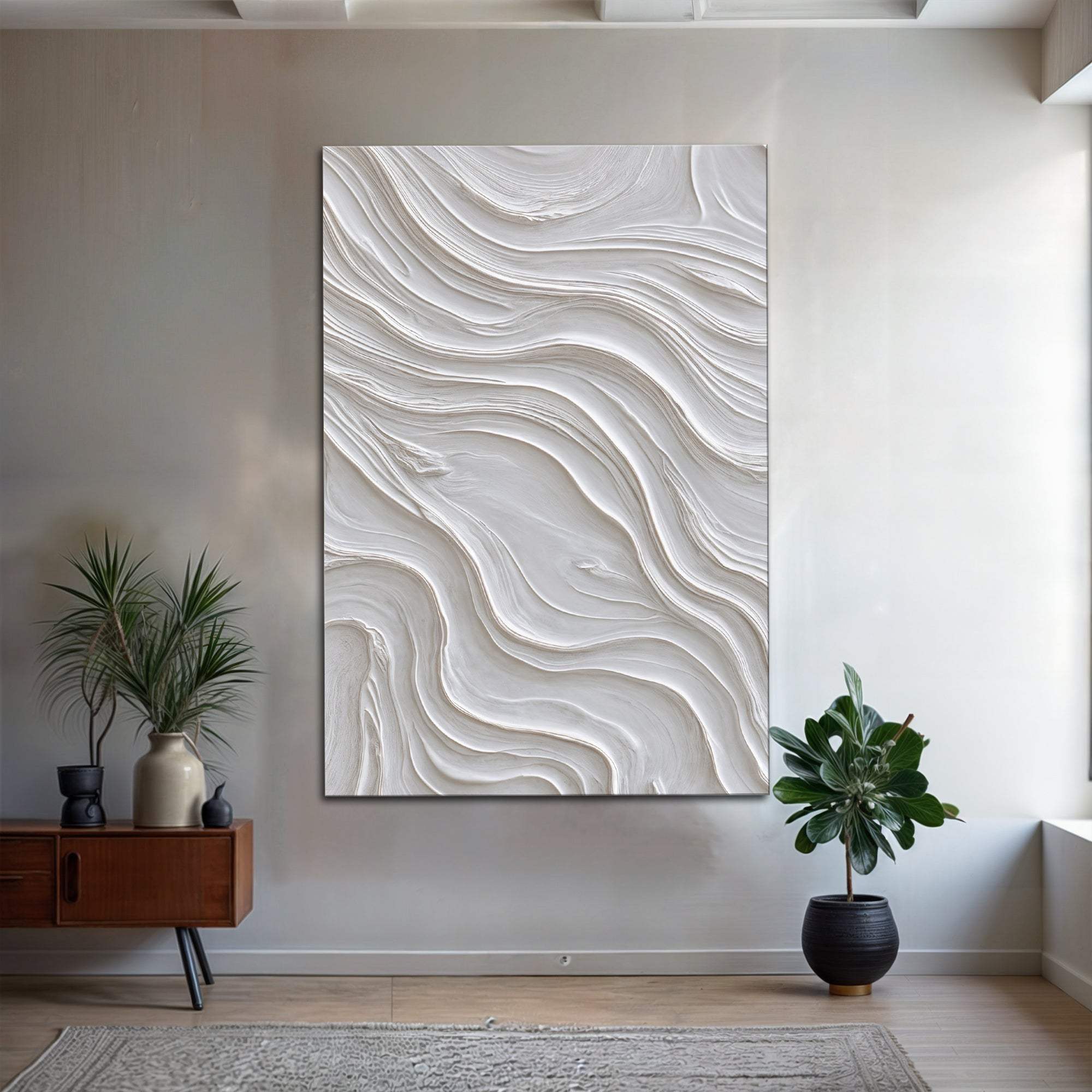 Minimalist Ocean Wave Wall Art - Tailored Canvases - Flyclothing LLC