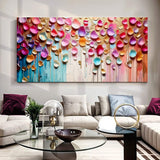 Vibrant Petals Wall Art - Tailored Canvases - Flyclothing LLC