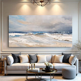 Serene Ocean Wave Coastal Wall Art IX - Tailored Canvases - Flyclothing LLC