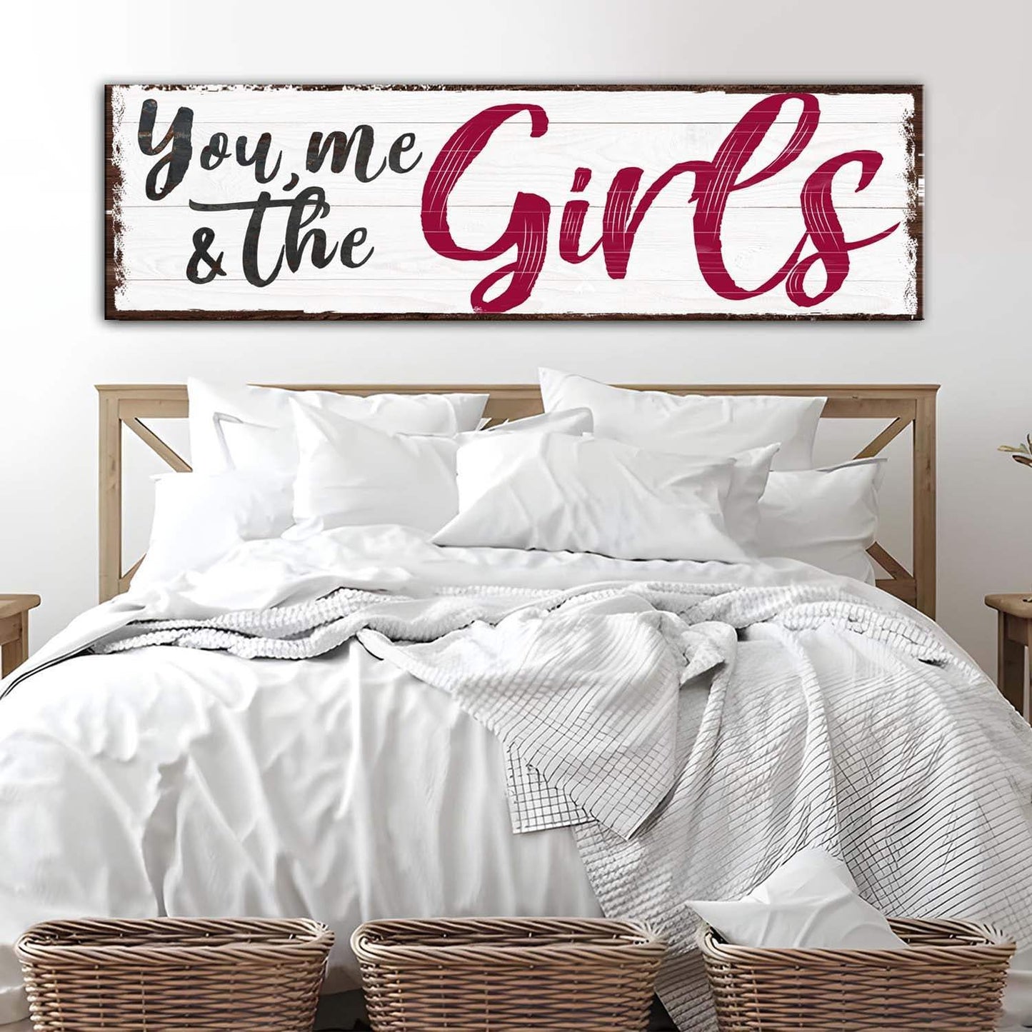 You, Me And The Girls Sign III - Tailored Canvases - Flyclothing LLC