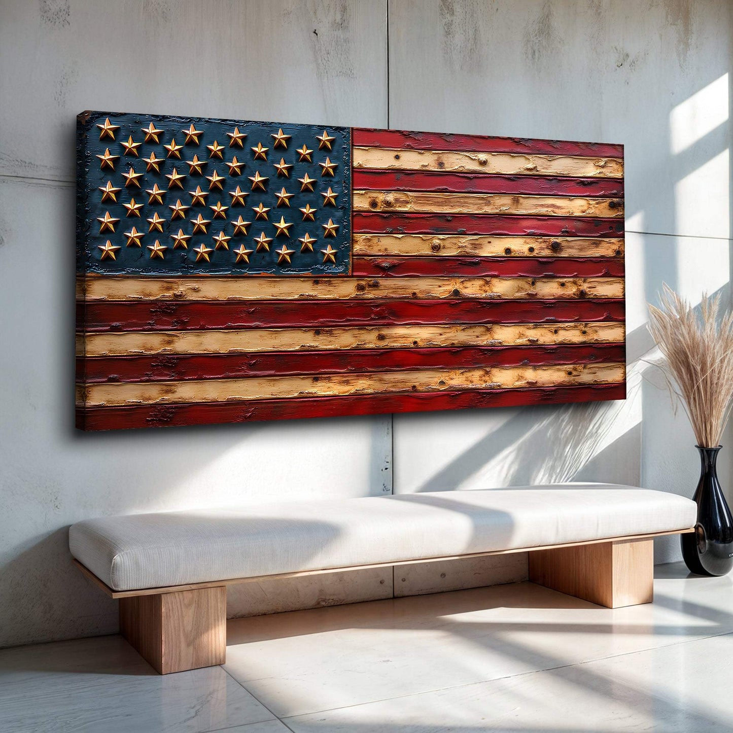 Old Glory American Flag Wall Art - Tailored Canvases - Flyclothing LLC