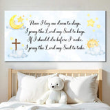 I Lay Me Down To Sleep Faith Sign II - Tailored Canvases - Flyclothing LLC