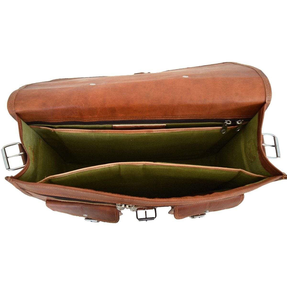 Hartmann Messenger Backpack - Classy Leather Bags - Flyclothing LLC