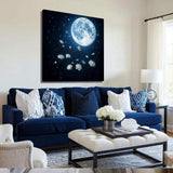 Lunar Canvas Wall Art - Tailored Canvases - Flyclothing LLC