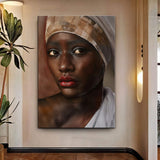 African Woman Painting Wall Art - Tailored Canvases - Flyclothing LLC