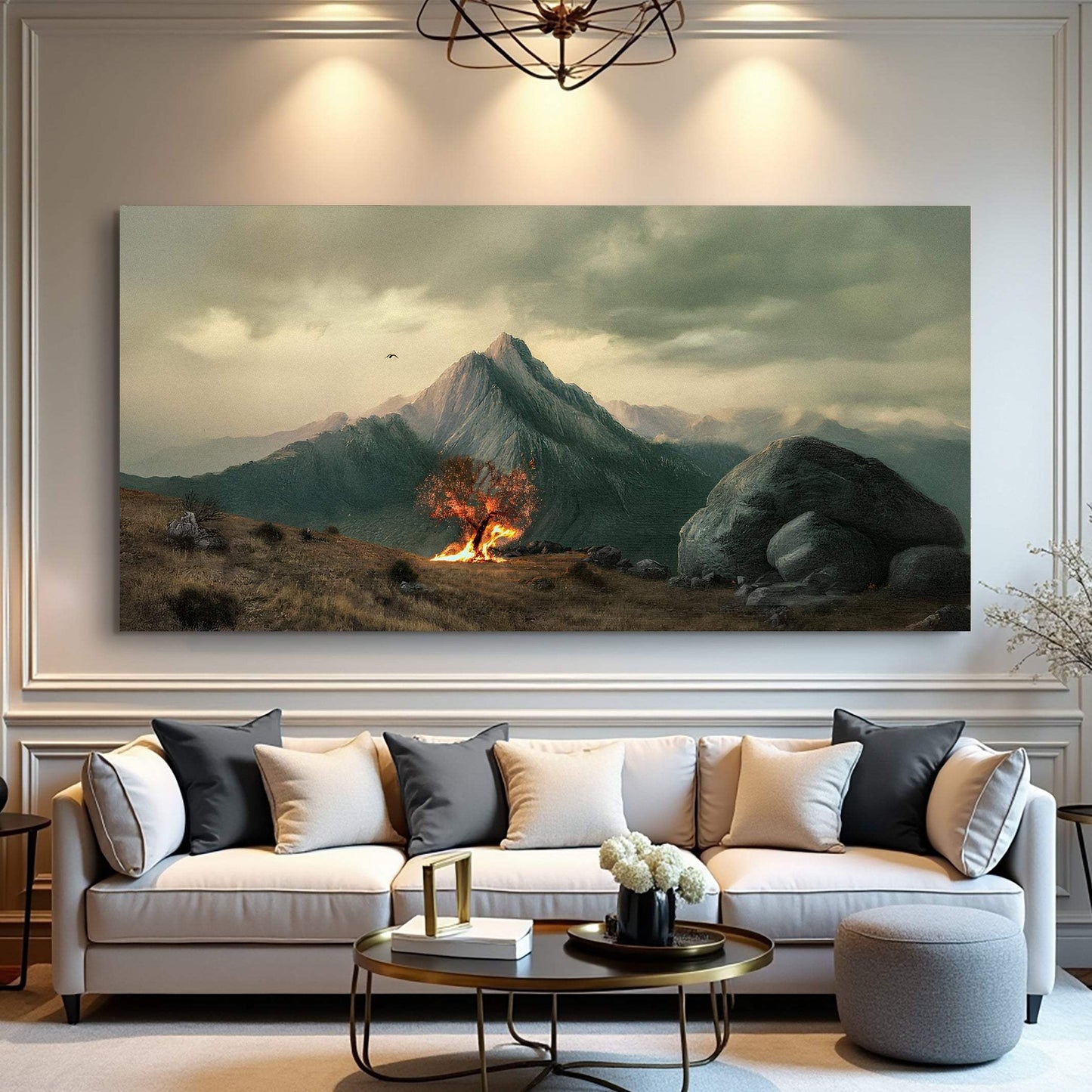 Burning Bush - Faith Wall Art IV - Tailored Canvases - Flyclothing LLC