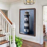 Wooden Lighthouse Coastal Wall Art - Tailored Canvases - Flyclothing LLC
