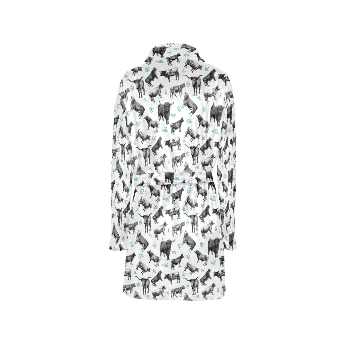 Baha Ranch Cattle and Brands Women's Western Bath Robe