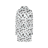 Baha Ranch Cattle and Brands Women's Western Bath Robe