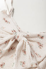 Floral Bow Back Scoop Neck Cami - Trendsi - Flyclothing LLC