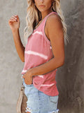 Full Size Tie-Dye Round Neck Tank - Trendsi - Flyclothing LLC