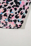 Leopard V-Neck T-Shirt - Trendsi - Flyclothing LLC