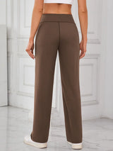 Lovelet High Waist Active Pants with Pockets - Trendsi - Flyclothing LLC
