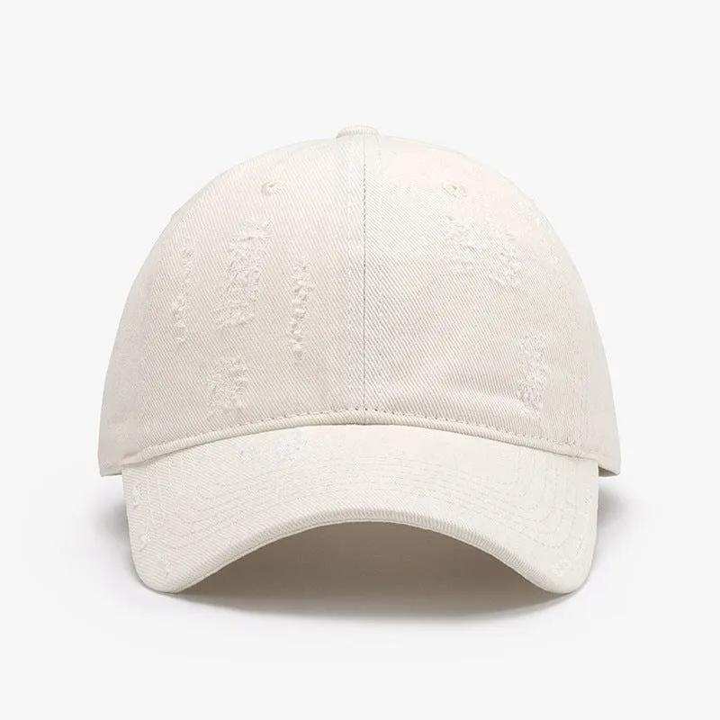 Adjustable Cotton Baseball Hat - Trendsi - Flyclothing LLC