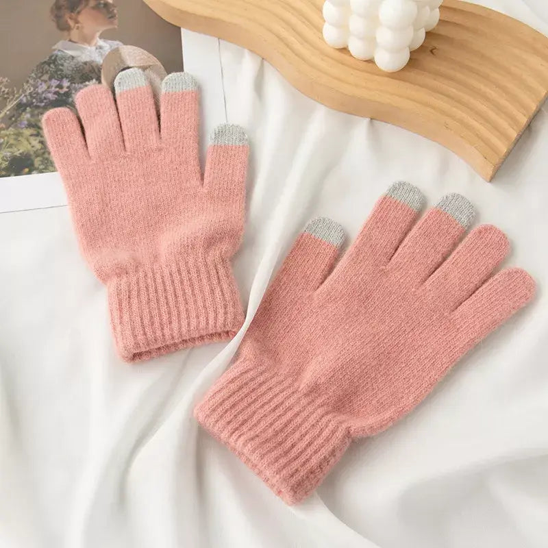 Touchscreen Knit Gloves - Trendsi - Flyclothing LLC