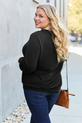 Basic Bae Full Size V-Neck Lantern Sleeve Top - ShopBasicbae - Flyclothing LLC
