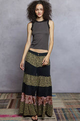 POL Round Neck Cropped Tank with Lace Trim - Trendsi - Flyclothing LLC