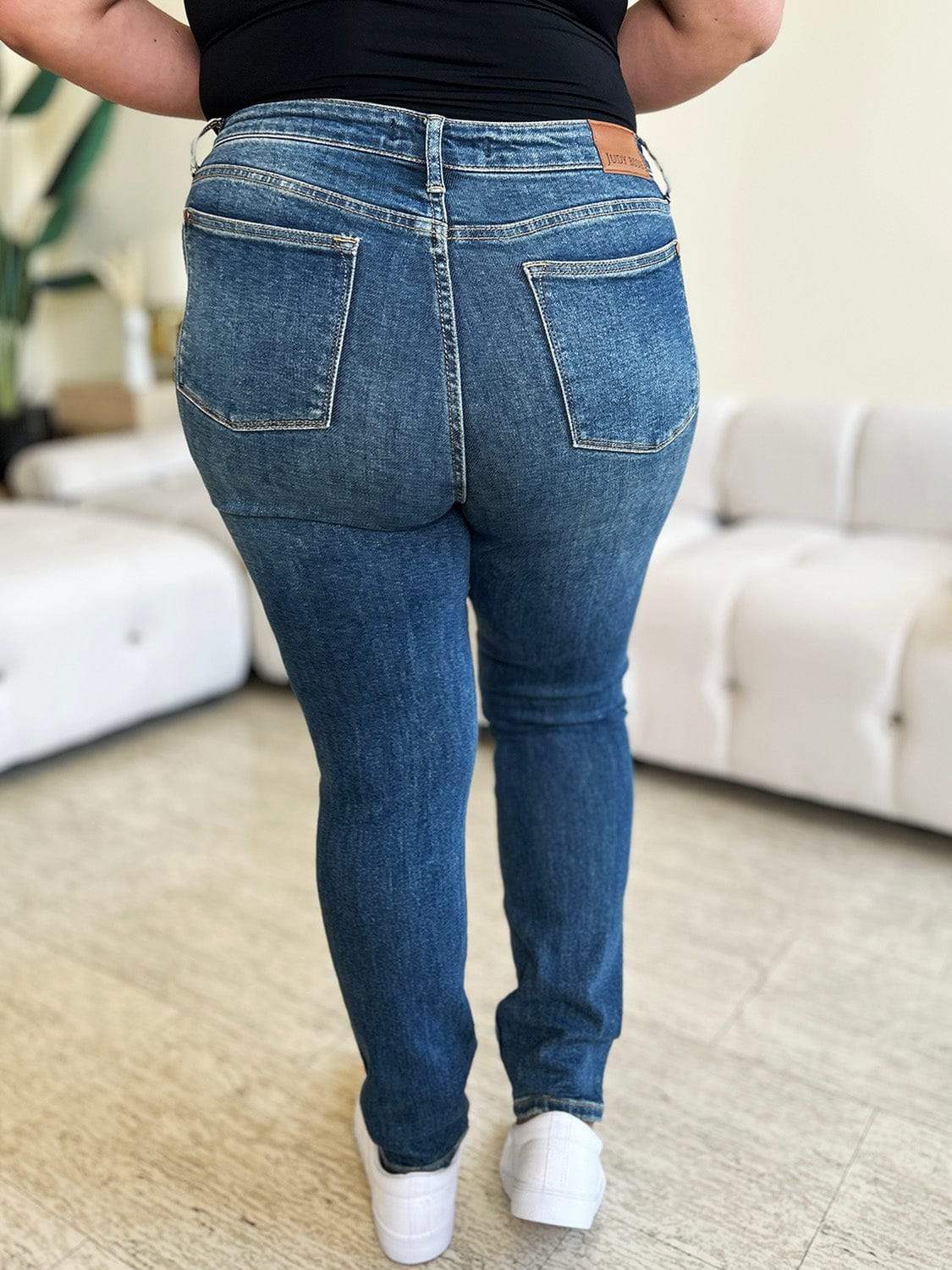 Judy Blue Full Size High Waist Skinny Jeans - Trendsi - Flyclothing LLC