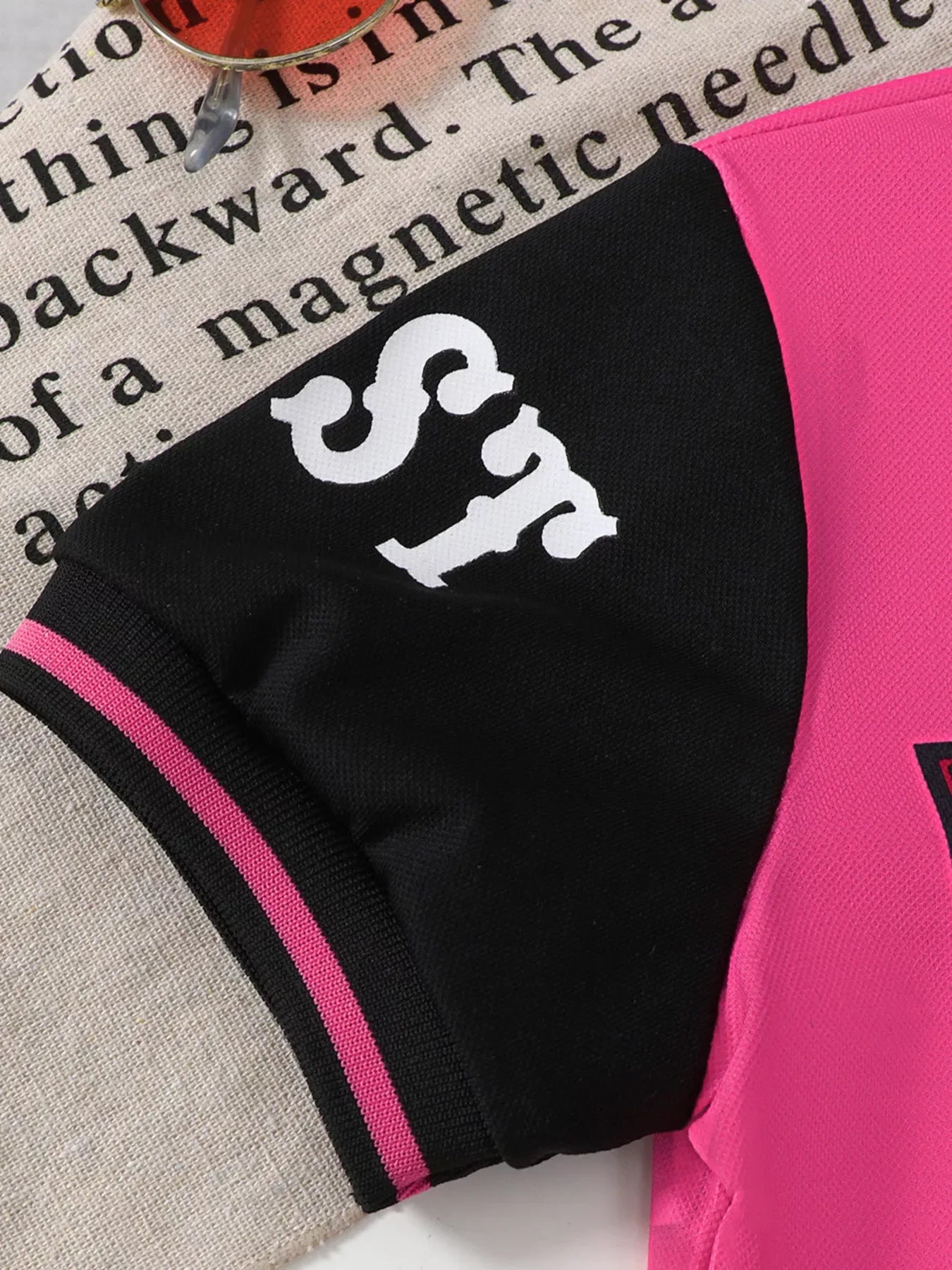 Children's Letter Graphic Polo Shirt & Shorts Set - Trendsi - Flyclothing LLC