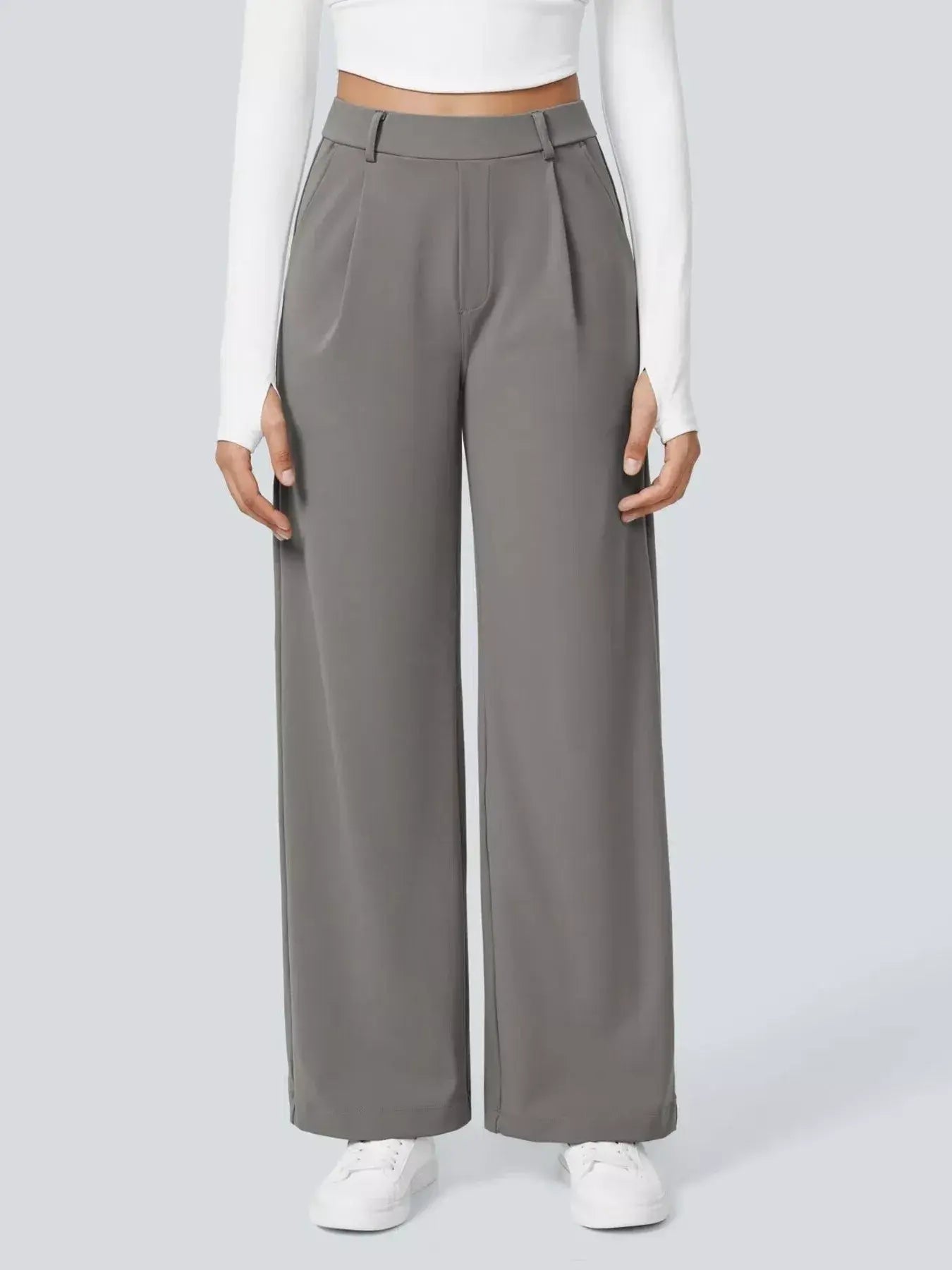Wide Leg Pants - Trendsi - Flyclothing LLC