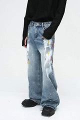 Painting Jeans with Pockets - Trendsi - Flyclothing LLC