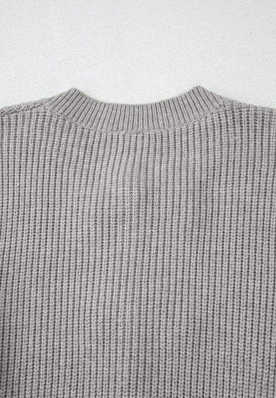 Bow Round Neck Long Sleeve Cardigan - Trendsi - Flyclothing LLC