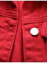 Full Size Button Down Raw Hem Sleeveless Denim Jacket Plus Size - Trendsi - Flyclothing LLC