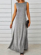 Sleeveless Flowy Maxi Dress - Trendsi - Flyclothing LLC