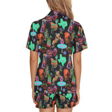 Baha Ranch Vegas Neon Women's Western Pajama Set