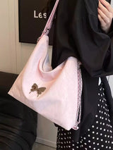 Butterfly Decor Convertible Shoulder Bag - Trendsi - Flyclothing LLC