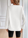 Ivy Lane Round Neck Long Sleeve Sweatshirt - Trendsi